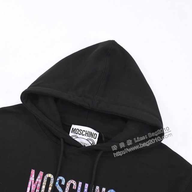 Moschino專櫃莫斯奇諾2023FW新款印花連帽衛衣 男女同款 tzy3150